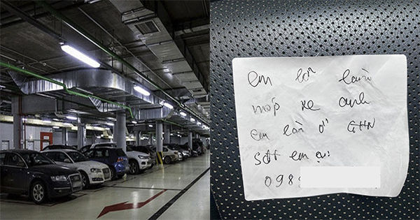 Shipper có tâm nhất Việt Nam: làm móp ôtô để lại SĐT khắc phục hậu quả
