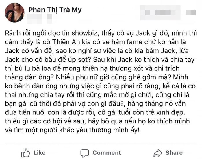 Trà My khuyên Thiên An: Còn trẻ thiếu gì cơ hội, hãy tìm người khác
