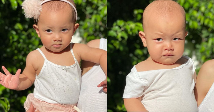 Leon không hợp tác, kéo tuột áo Lisa khi nói chuyện với ông bà nội