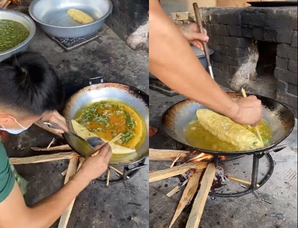 Xem cách bộ đội chiên trứng, thái thịt, thái rau: Chị em học hỏi nhé