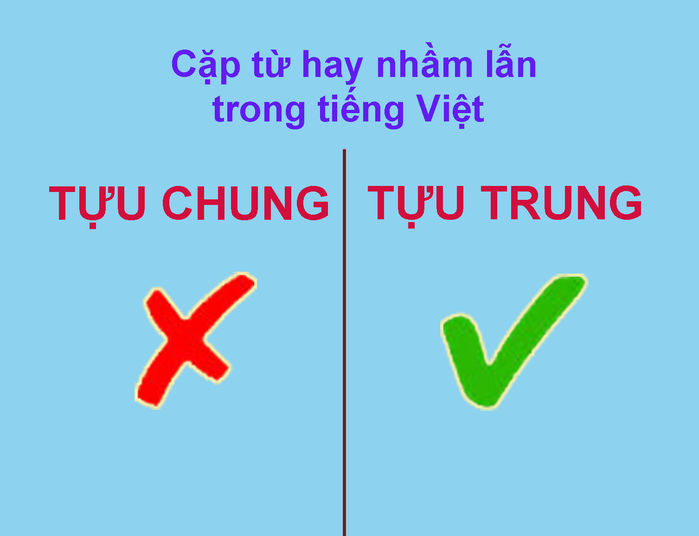 Xoắn não với 15 cặp từ dễ gây lầm lẫn nhất trong tiếng Việt