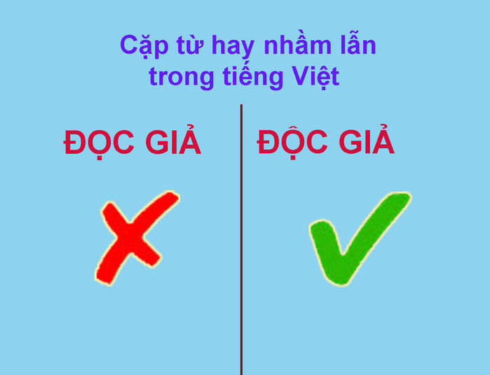 Xoắn não với 15 cặp từ dễ gây lầm lẫn nhất trong tiếng Việt