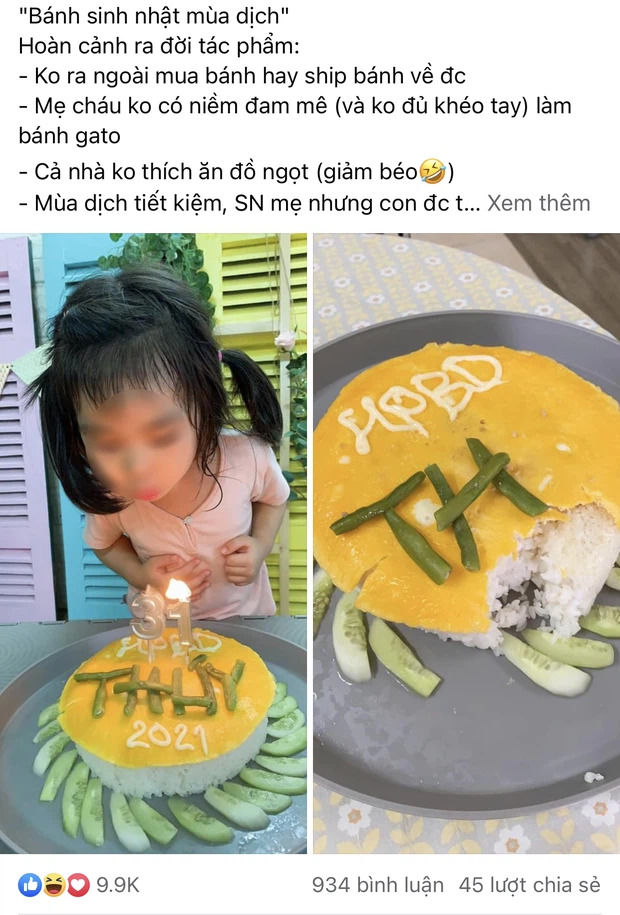 Xúc động: con rể làm bánh tặng mẹ nhân SN 101 tuổi trong khu phong toả