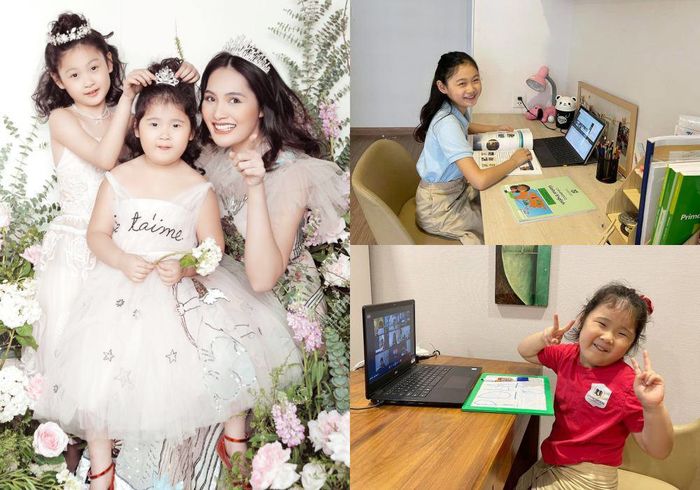 1001 biểu cảm học online của con sao Việt: Subeo vừa học vừa trông em