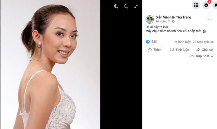 Xem loạt ảnh từ bé đến lớn để hiểu vì sao Thu Trang là Hoa hậu hài