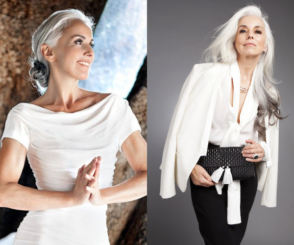 Bà ngoại U70 tóc bạc trắng mà hình thể vẫn chuẩn như siêu mẫu