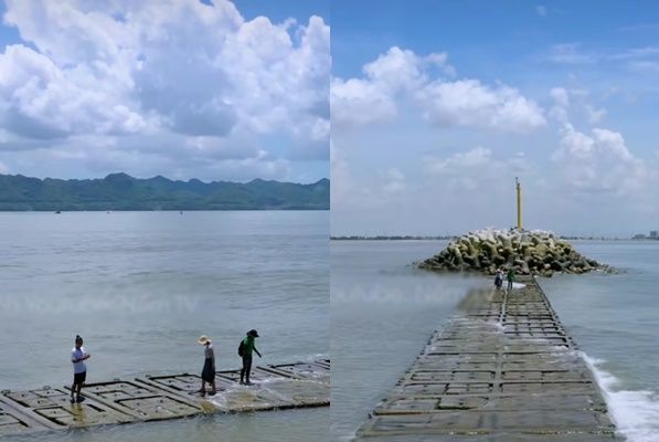 Chill hết cỡ với con đường đi bộ trên biển dài nhất Việt Nam