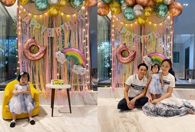 Con gái Cường Đô La mới 1 tuổi đã diện toàn đồ hiệu