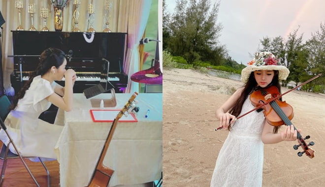 Con gái nuôi 12 tuổi của Bằng Kiều đẹp như Hoa hậu