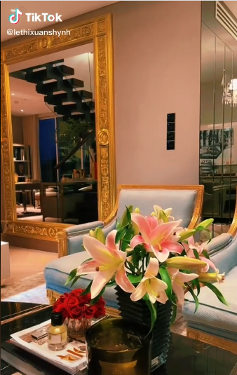 Nữ đại gia thuê Thái Công làm nhà 200 tỷ: Mua gương 2 tỷ quay Tiktok