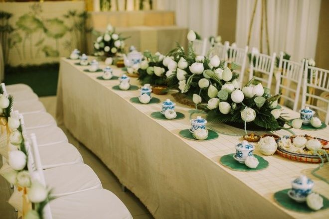 Cuộc sống hiện tại của cô dâu trang trí đám hỏi bằng 3.500 bông sen