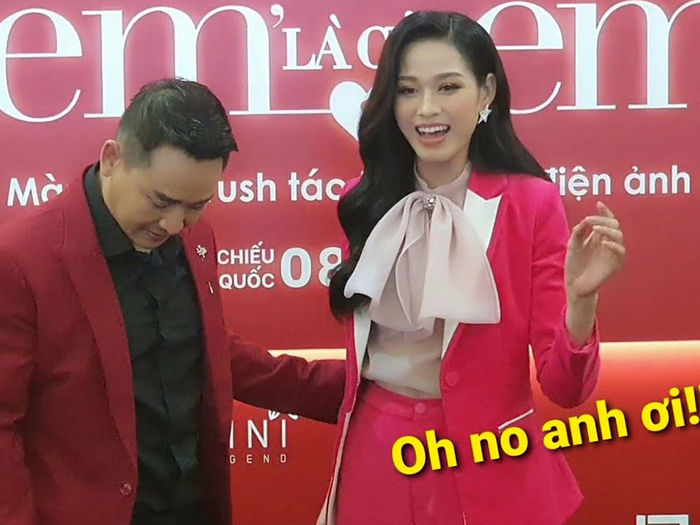 Đỗ Thị Hà trên thảm đỏ: từ chối cho trai ôm eo đến bị đàn chị trêu lại