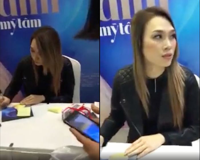 Bảo vệ ngăn không cho fan tới tặng hoa Mỹ Tâm xử lý đúng chất ngôi sao