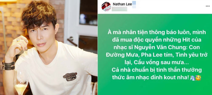 Hết Cao Thái Sơn, Nathan Lee tiếp tục sở hữu hit của Thủy Tiên