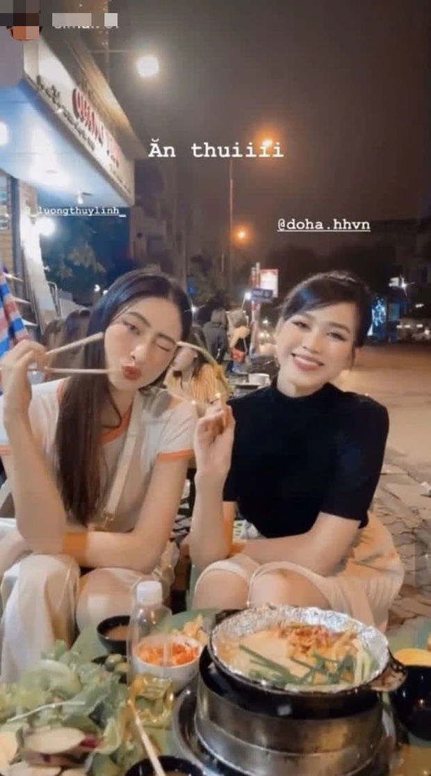 Khi các Hoa, Á hậu xả vai lê la quán vỉa hè: Tiểu Vy trẻ hẳn ra