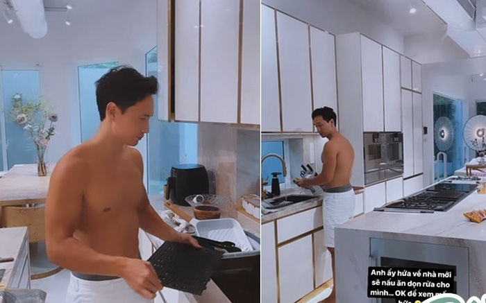 Khi các ông chồng Vbiz vào bếp: Có người khiến cả nhà hít khói mệt lả