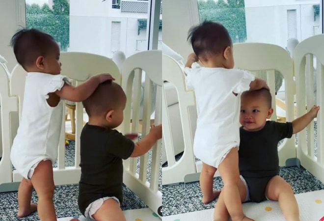 Lisa - Leon nay một chín một mười: Cô chị nắm tóc thì cậu em cắn tay