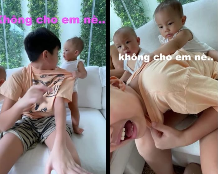 Mới 11 tuổi, Subeo khoe đôi chân “dài tới nách di truyền từ Hà Hồ