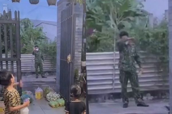 Nghẹn lòng chiến sĩ CSGT tạt qua nhà nhưng con trai lại chẳng nhận ra