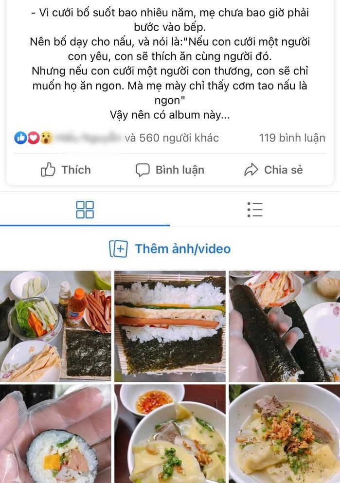 Người chồng chưa bao giờ để vợ xuống bếp, chưa bao giờ để vợ buồn