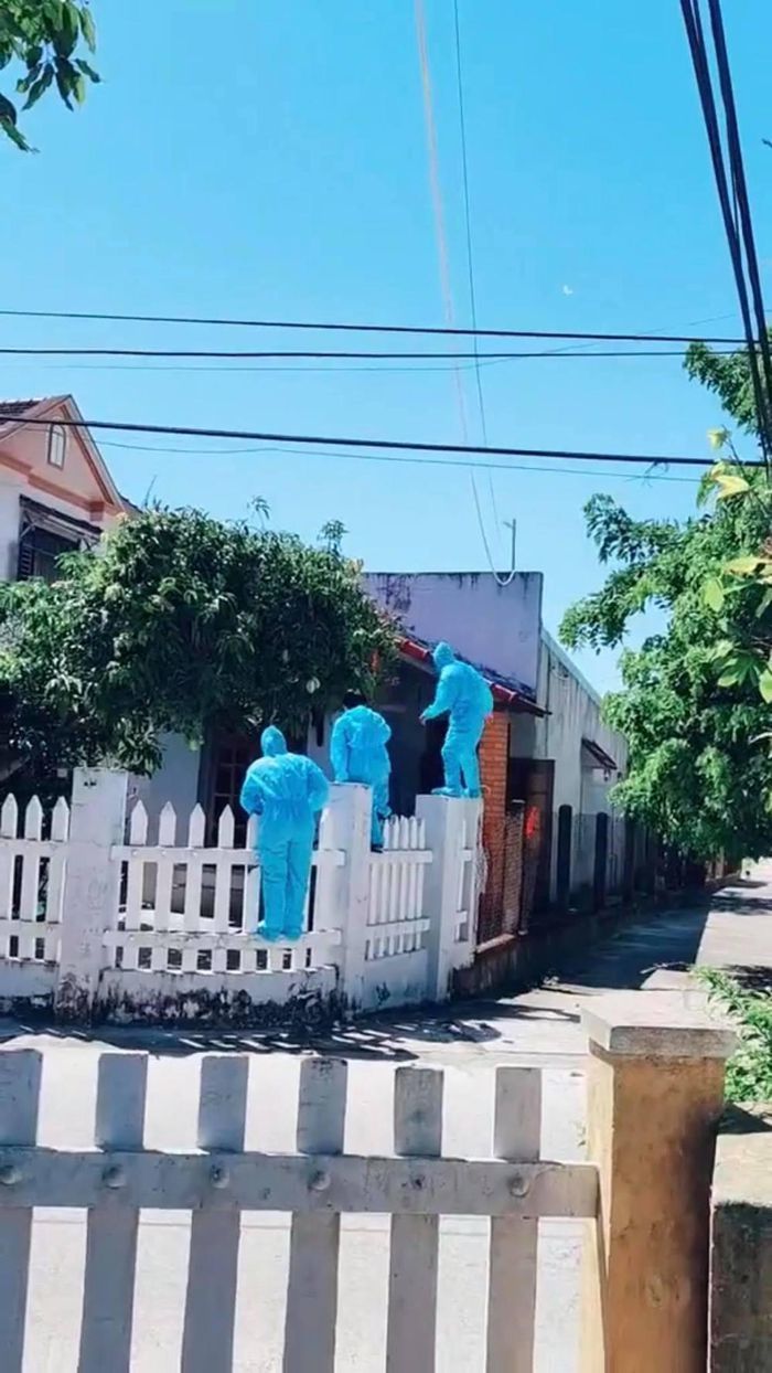 Nhân viên y tế đi lấy mẫu nhưng ngắm trúng cây sơ ri, xin liền tay