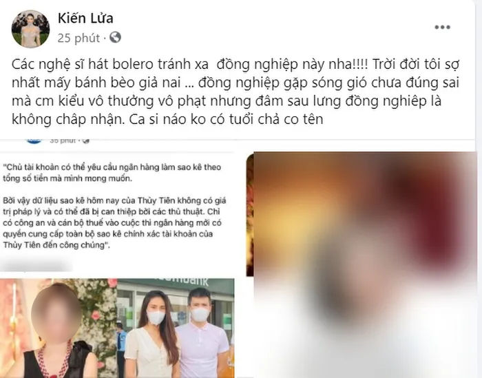 Sao Việt có động thái đáng chú ý vụ Thủy Tiên sao kê: Chi Bảo bênh vực