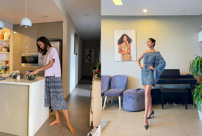 Sao Việt có khả năng biến đồ chợ sang chảnh không kém đồ hiệu
