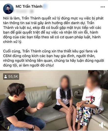 Trấn Thành và những lần làm lớn chuyện trên MXH để lấy lại danh dự
