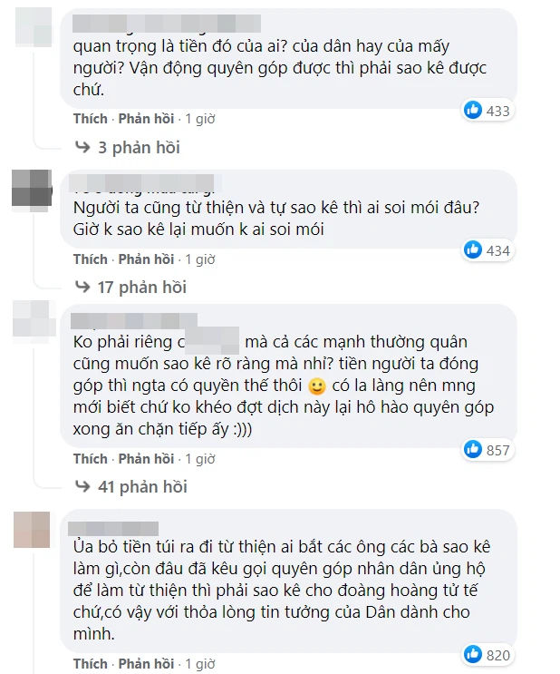 Trang Khàn: Chụp hóa đơn chuyển tiền và xin sao kê, tôi đưa ngay