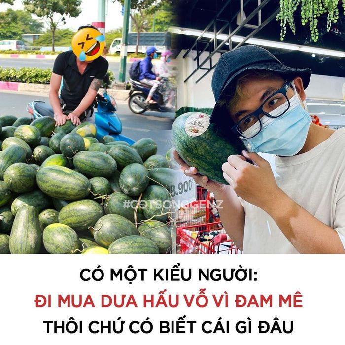 Vì sao người ta hễ đi mua dưa hấu hay dùng ngón tay búng vào trái dưa?