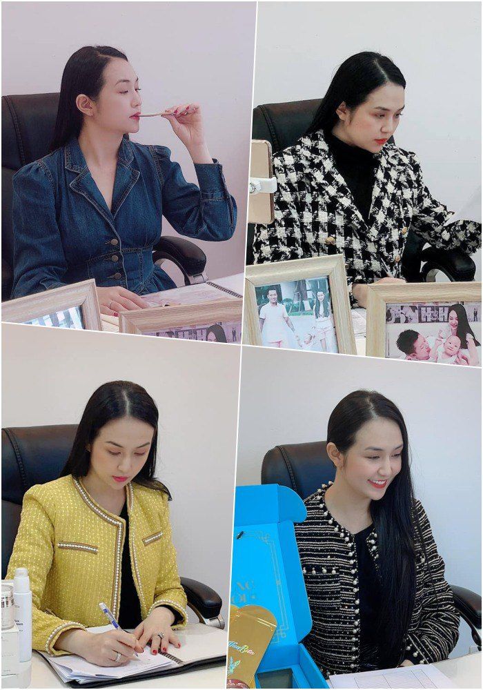 Vợ chủ tịch của Tuấn Hưng gợi ý phong cách thời trang công sở cực xinh