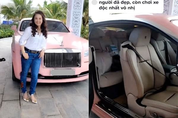 Bà Phương Hằng khoe Rolls-Royce màu hồng còn phán: Có mấy triệu đô à
