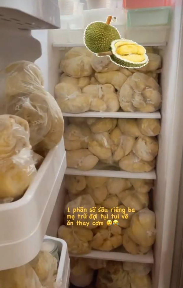 Bố mẹ phần sầu riêng cho con: người gọt hết gai, người trữ cả tủ lạnh