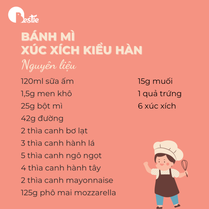 Cách làm 4 kiểu bánh mì Hàn Quốc đơn giản bằng nồi chiên không dầu