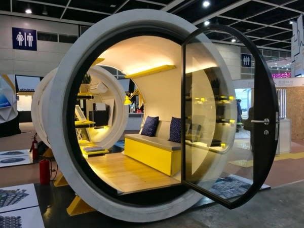 Cận cảnh nhà trong ống cống siêu nhỏ chỉ 9m2 nhưng đầy đủ tiện nghi