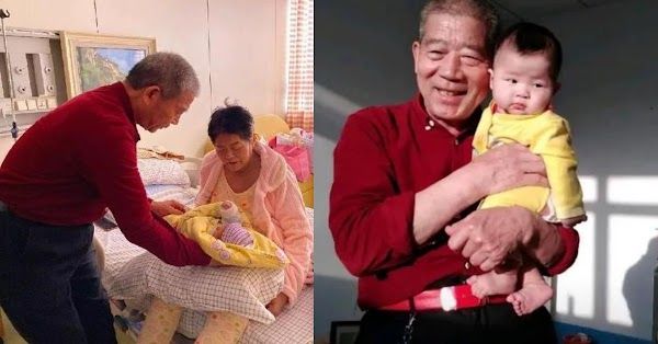 Cụ bà bị ngăn cản vì sinh ở tuổi U70, giờ cả nhà cưng bé út hết mực