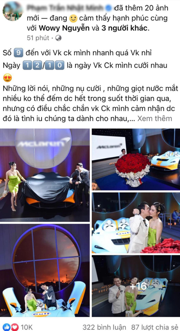 Đại gia mừng ngày kỷ niệm: Phan Thị Mai vẫn chưa bằng vợ Minh Nhựa