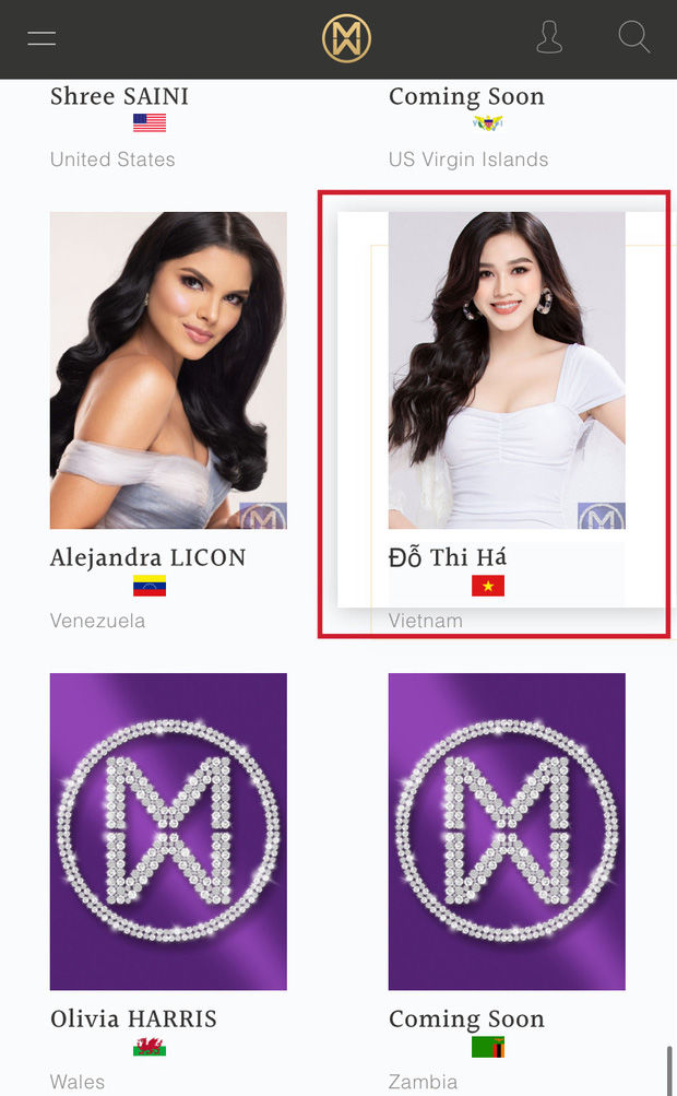 Đỗ Thị Hà lung linh trên trang chủ Miss World: Liệu có vượt tiền bối?