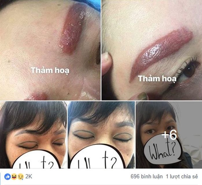 Pha xăm chân mày sai một li đi một dặm: vừa buồn cười vừa thương