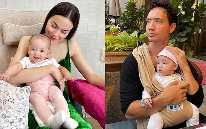 Mẹ bỉm sữa Vbiz vừa trang điểm vừa chăm con, không để phí giây nào