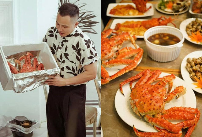 Những bữa ăn toàn sơn hào hải vị của Vũ Khắc Tiệp và hội bạn thân