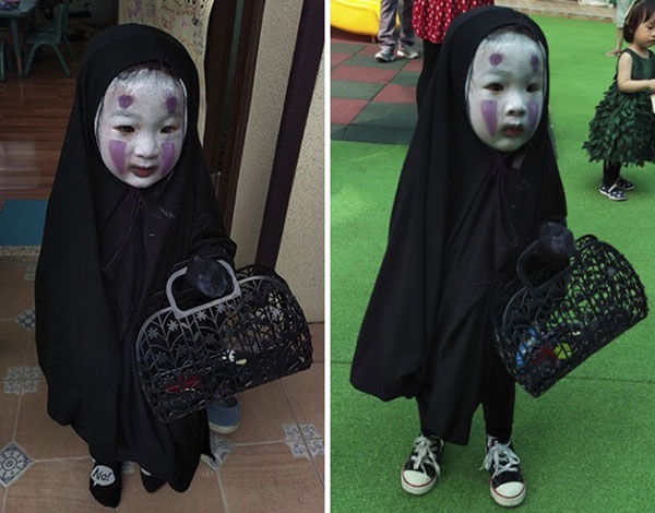 Những màn cosplay hài hước của các bé trong ngày Halloween