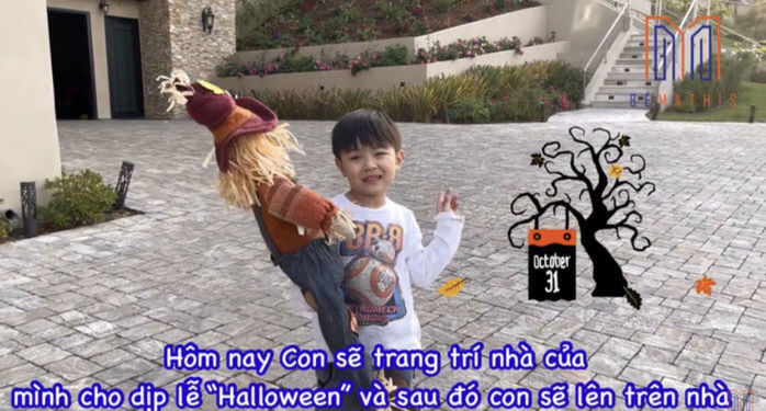 Nhóc tỳ Vbiz chơi Halloween 2021 hoành tráng: Bo Thúi đốn tim