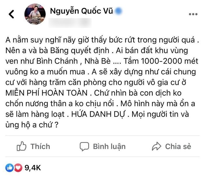 Những việc làm ý nghĩa vì cộng đồng của vợ chồng Đoàn Di Băng