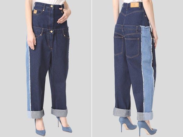 Quần jean phong cách tè dầm gần 2 triệu đồng 1 cái: bắt trend thôi