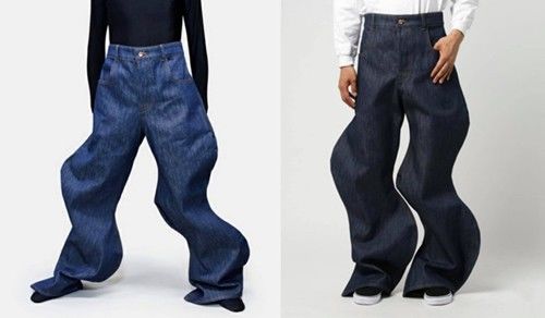 Quần jean phong cách tè dầm gần 2 triệu đồng 1 cái: bắt trend thôi