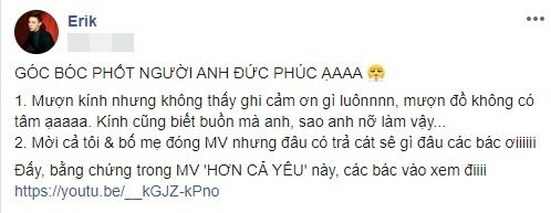 Sao Việt giàu sụ vẫn thích mượn đồ của bạn: Đức Phúc, Diệu Nhi top 1
