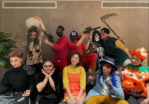 Sao Việt hoá trang chơi Halloween 2021: Búp bê Squid Game rất hot