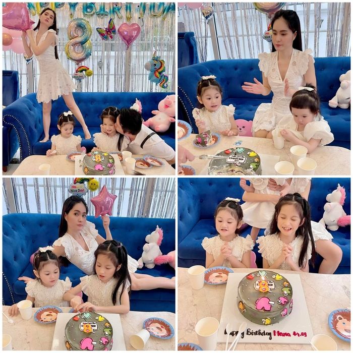 Tiệc sinh nhật của rich kid Vbiz: Đông Nhi làm dạ tiệc trắng cho Winne