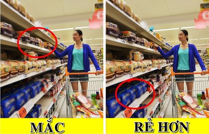 Tips đi siêu thị tiết kiệm cả đống tiền: Chọn đồ để ở trong cùng